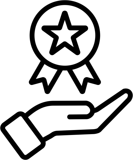 Cœur stylisé en noir